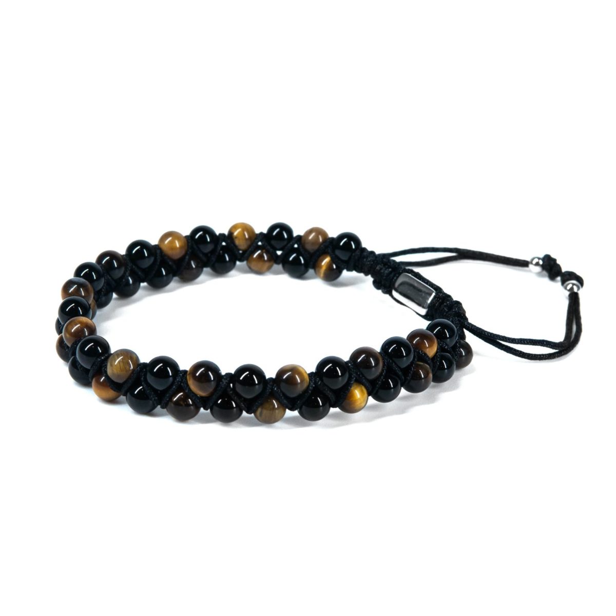 https://m.clubbella.co/product/edmund-tiger-eyes-black-onyx-bracelet/ Edmund Tiger Eyes Black Onyx bracelet (4)