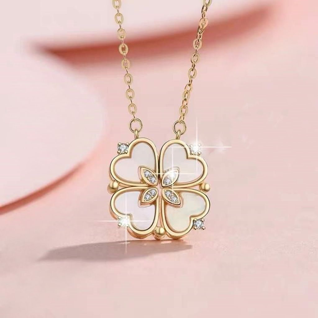 https://m.clubbella.co/product/clover-two-way-necklace/ Clover two way necklace (11)