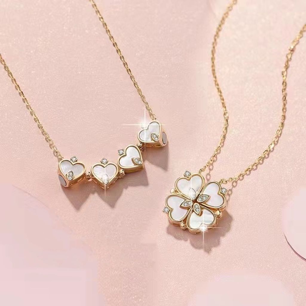 https://m.clubbella.co/product/clover-two-way-necklace/ Clover two way necklace (16)