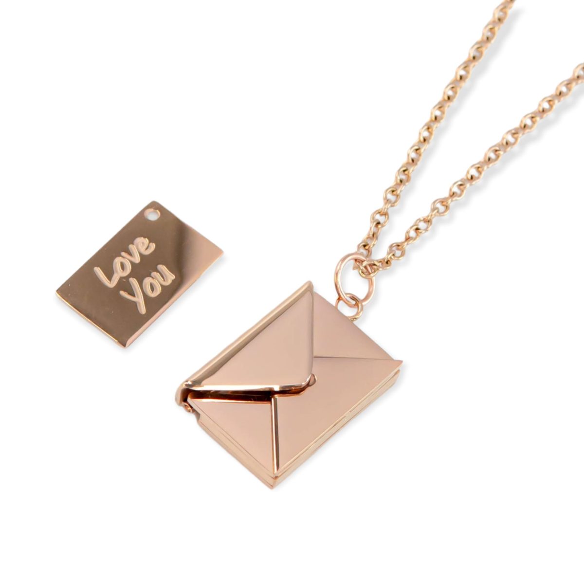 https://m.clubbella.co/product/love-letter-18k-rose-gold-plated-necklace/ Love letter necklace 9