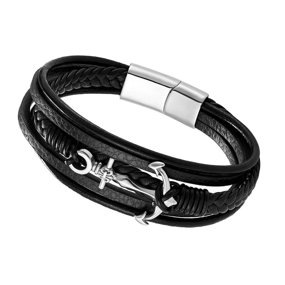https://m.clubbella.co/product/anchor-leather-bracelet-silver/ anchor silver (4)