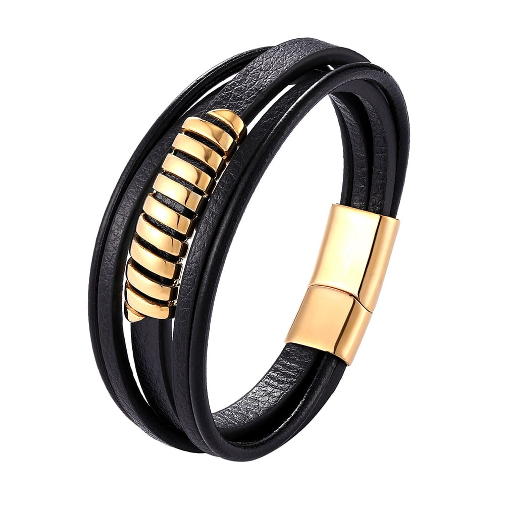 https://m.clubbella.co/product/stripe-leather-bracelet-gold/ stripe gold bracelet (1)