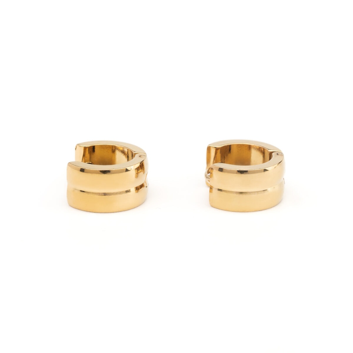 https://m.clubbella.co/product/duke-hoop-earrings/ Duke Gold Hoop Earrings (4)