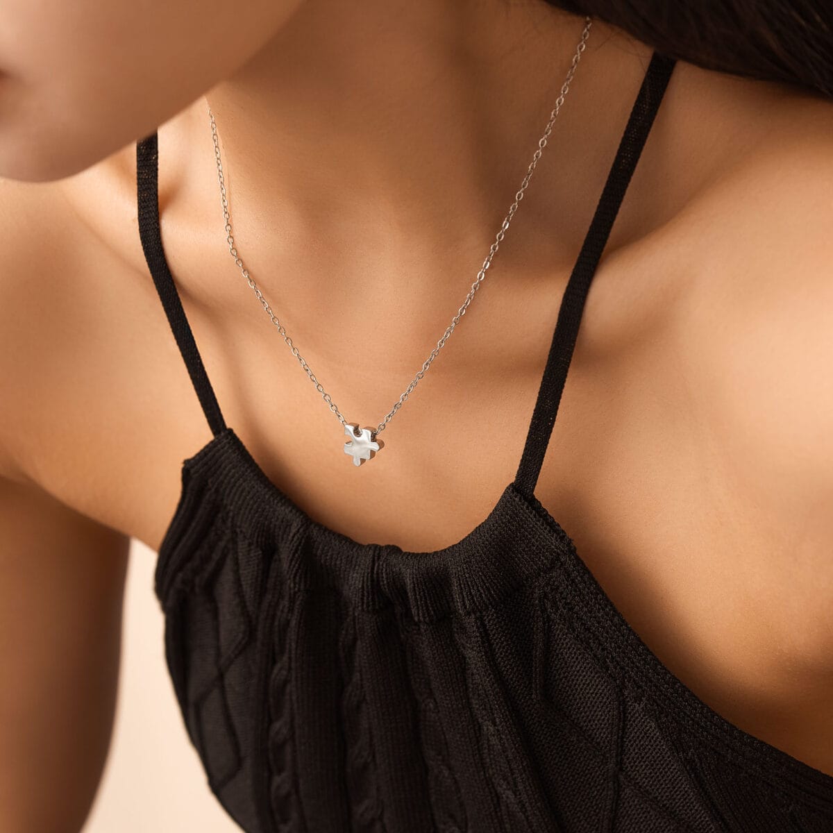 https://m.clubbella.co/product/duna-silver-puzzle-charm-necklace/ Dunna Puzzle Silver charm necklace (3)