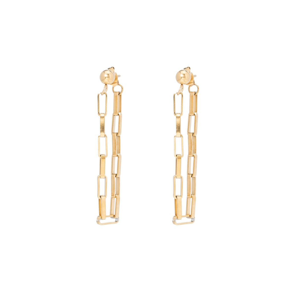 https://m.clubbella.co/product/tango-geometric-chain-earrings/ Tango Geometric Chain Earrings 5
